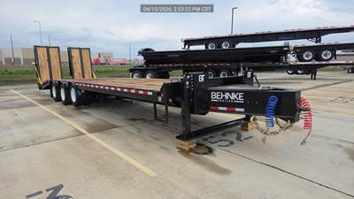 Behnke 33ft Tandem Axle Steel Tag Trailer