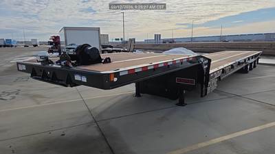 Doepker 54ft Tri Axle Steel Traveling Axle Trailer