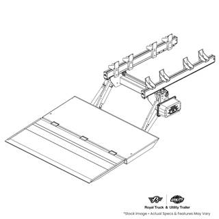 2026 Dhollandia DH-SMS Heavy-Duty 4-CYLINDER Slider Liftgate, Single Fold Platform