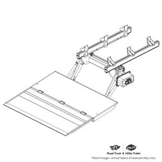 2026 Dhollandia DH-SMH Medium-Duty 4-CYLINDER Slider Liftgate, Single Fold Platform