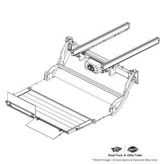 2026 Dhollandia SKST Heavy Duty Wide Arm Slider Liftgate with True Level Ride Platform