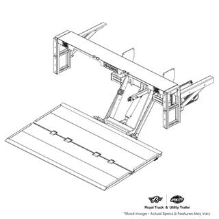 2026 Dhollandia RPM-25 Fold-Away Liftgate 85" x 50" Aluminum Platform, 2,500 lb Capacity