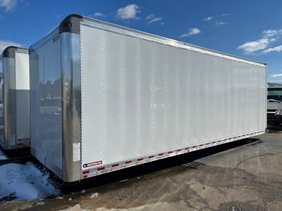 26' Morgan Dry Freight Body w/10" Dock Extension Van Truck Body