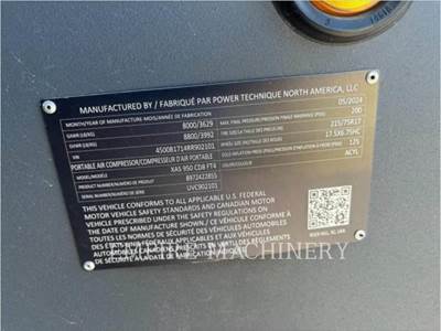 Atlas Copco XAS950CD Air Compressor