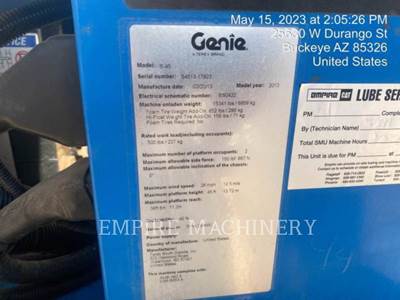 Genie S-45 Boom Lift