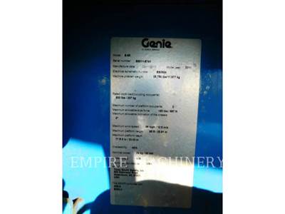 Genie S-85 Boom Lift