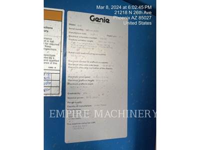 Genie S65RT Boom Lift