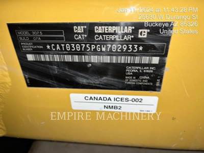 Caterpillar 307.5-07 L Excavator