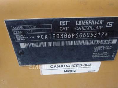 Caterpillar 306-07CATH Mini Excavator