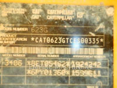 Caterpillar 623G Pull Scraper