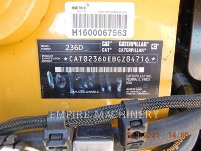 Caterpillar 236D Track Skid Steer