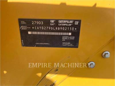 Caterpillar 279D3 Tracked Skid Steer