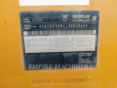 Caterpillar 938M Wheel Loader