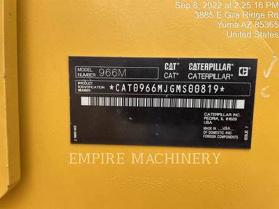 Caterpillar 966M Wheel Loader