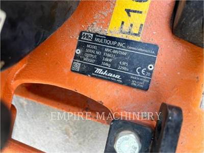 Multiquip 20"PLTCOMP Wheel Loader