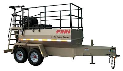 FINN T120 Hydroseeder / Straw Blower