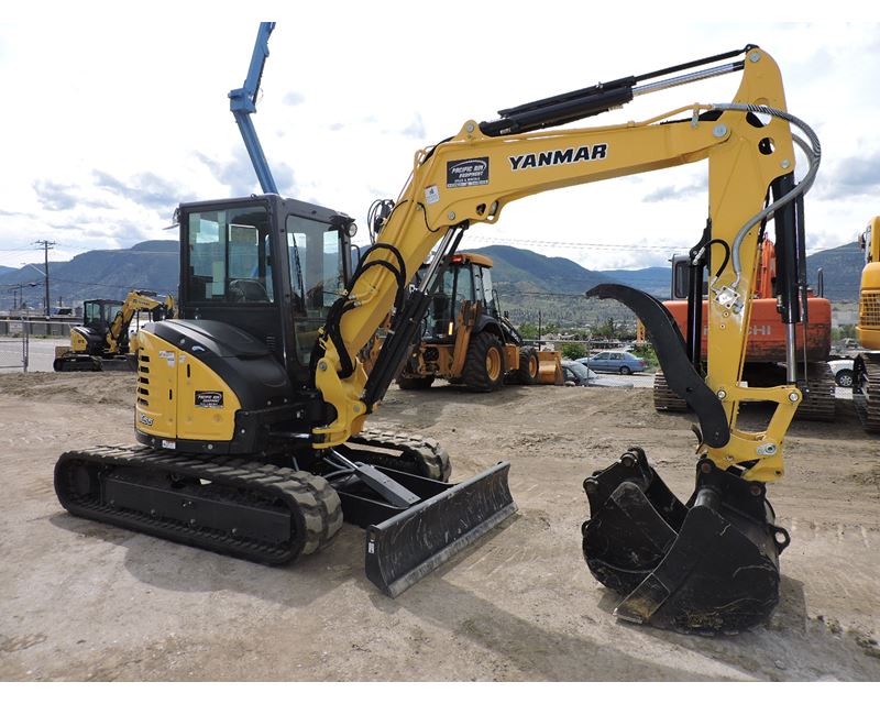 2016 Yanmar VIO556 Excavator For Sale, 157 Hours Penticton, BC