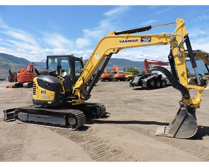 2016 Yanmar VIO801A Excavator For Sale, 511 Hours Penticton, BC