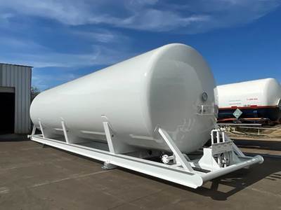 2027 EXOSENT 30,000 Gallon LPG Propane Storage Tank – Roll-On Roll-Off Skid