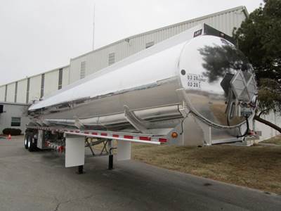 2027 LBT 9500 Gallon Double Taper 4 Compartment DOT 406 Fuel Tanker Trailer