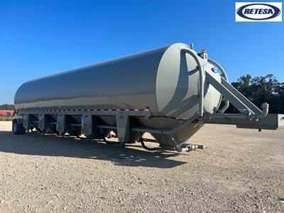 2026 Retesa 4100 CU FT Storage Pig / Guppy Dry Bulk Pneumatic Tank Trailer