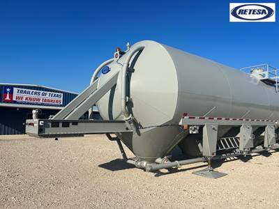 2027 Retesa 4100 CU FT Cement Storage Pig Trailer – Dry Bulk Pneumatic