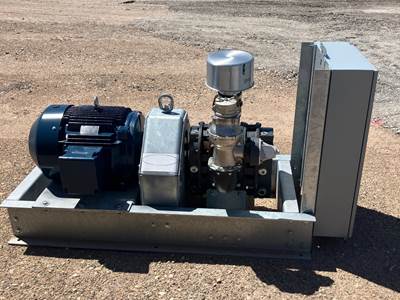 50 HP Electric Motor with Paragon P858 Blower Skid