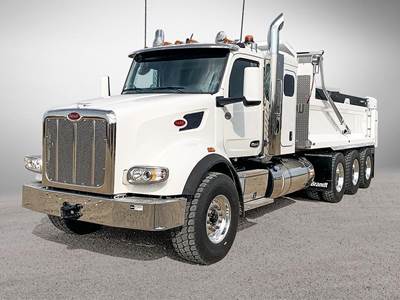 Peterbilt 567 Tri Axle Dump Truck - 565HP