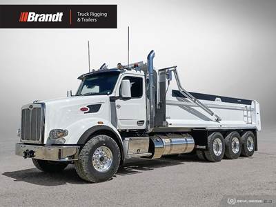 Peterbilt 567 Tri Axle Dump Truck - 510HP