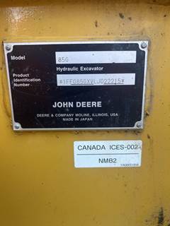 John Deere 85G Excavator