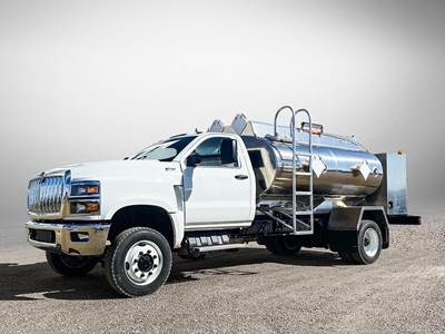 International CV Single Axle Fuel & Lube Truck - 350HP