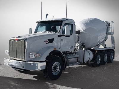 Peterbilt 567 Tri Axle Mixer / Ready Mix / Concrete Truck - 510HP