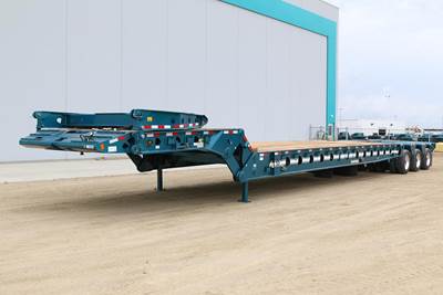 Doepker 65 TON 24 WHEEL TRI-NECK FIXED ROLL SCISSORNECK Oil Field Trailer
