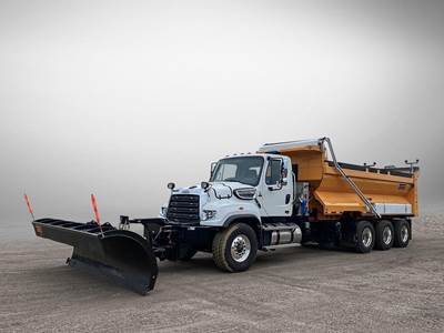 Freightliner 114SD Tri Axle Plow / Spreader Truck - 505HP