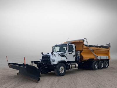 Freightliner 114SD Tri Axle Plow / Spreader Truck - 505HP