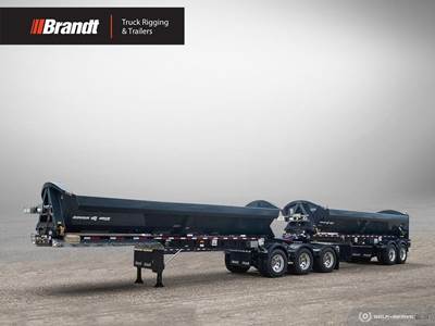 Cross Country Side Dump Trailer - Hendrickson