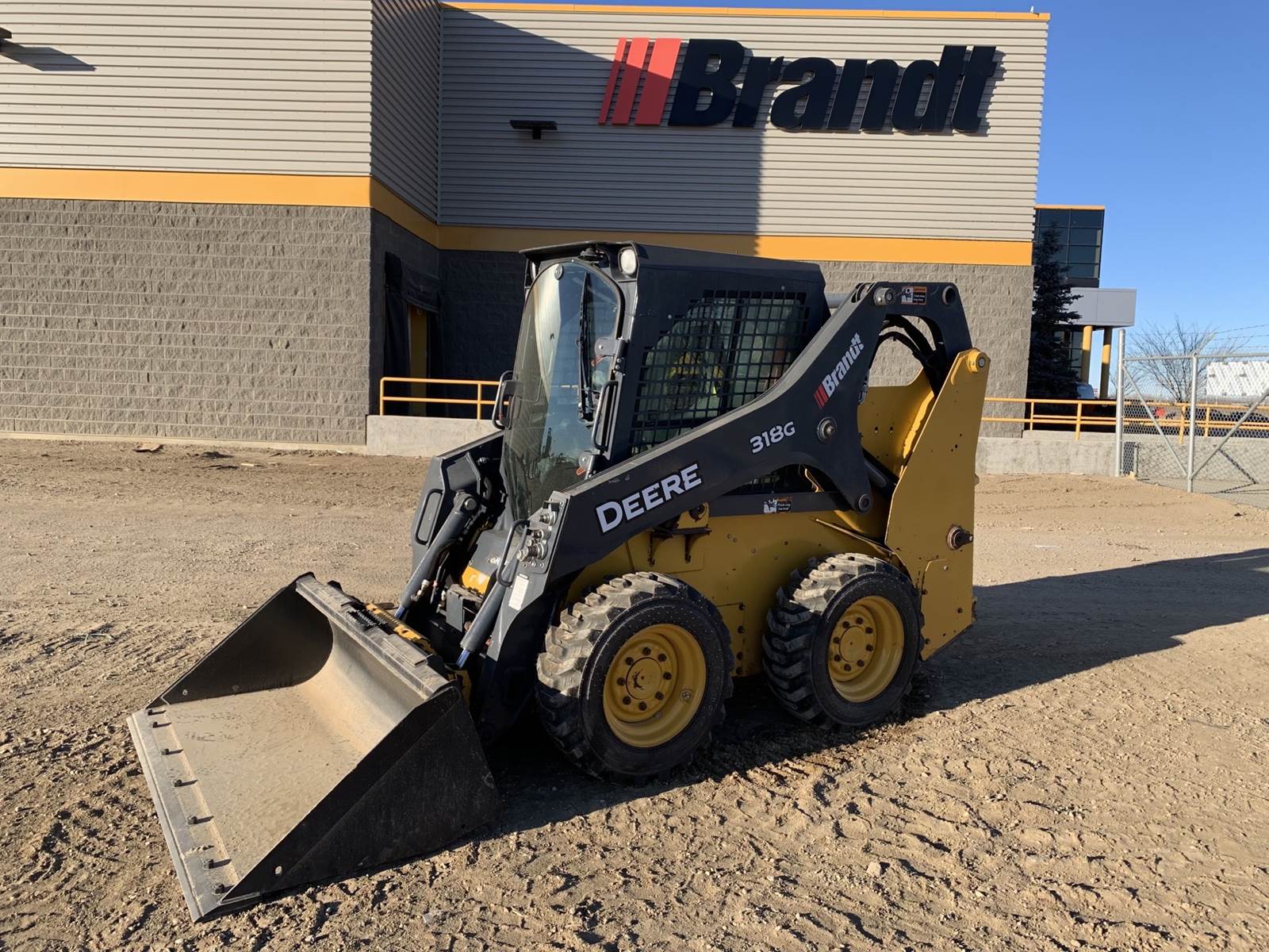 2021 John Deere 318G Skid Steer For Sale, 2,807 Hours Saskatoon, SK