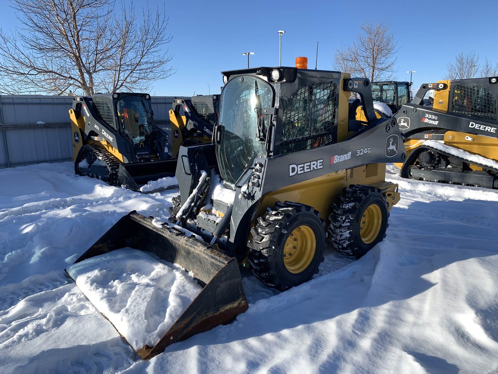 2021 John Deere 324G Skid Steer For Sale, 822 Hours Calgary, AB