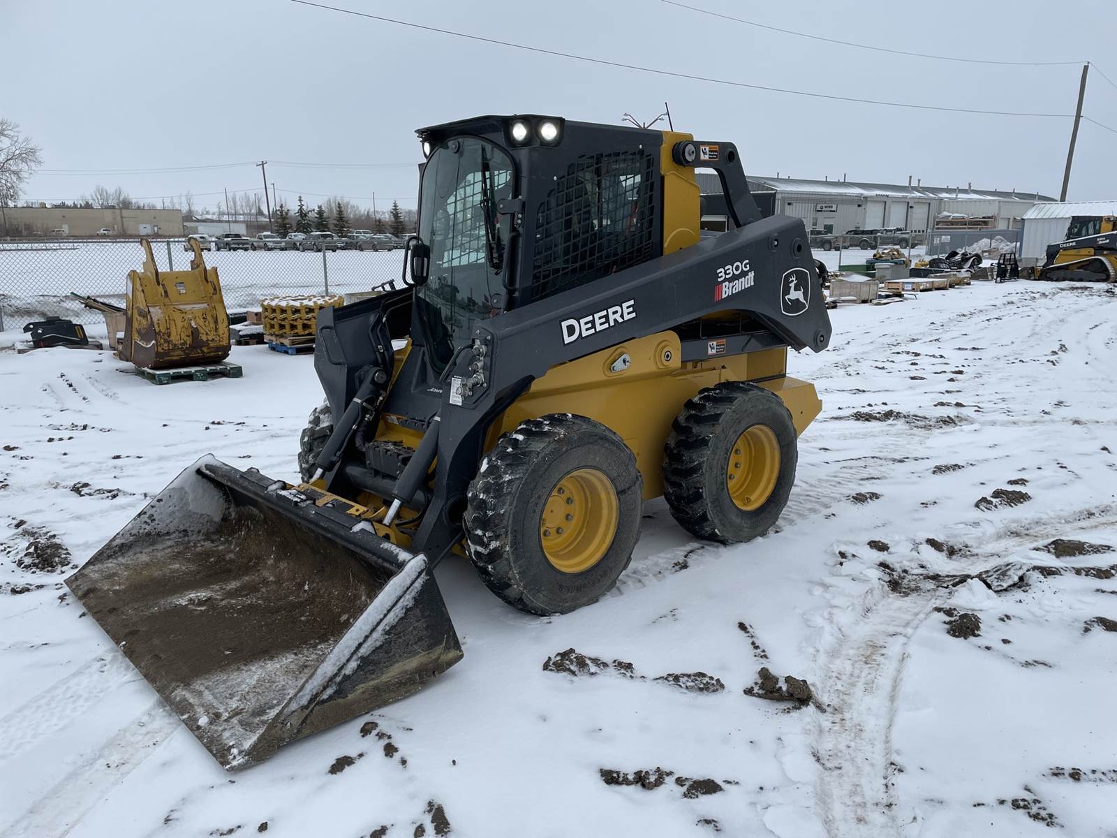 2022 John Deere 330G Skid Steer For Sale, 1,062 Hours Winnipeg, MB