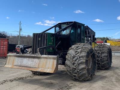 John Deere 848H Wheeled Grapple Skidder