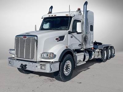 Peterbilt 567 Tri Axle Sleeper Semi Truck - 58" Mid Roof Sleeper, 565HP