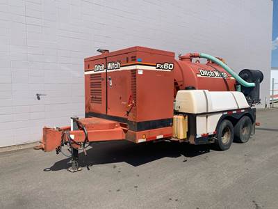 Ditch Witch FX60 Hydro-Excavator Vacuum Trailer