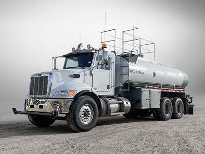 Peterbilt 348 Water Truck - Paccar 350HP