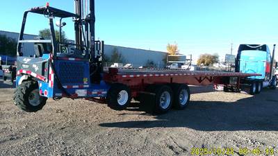 1998 Wabash 48' x 102" with forklift attachment Flatbed Trailer