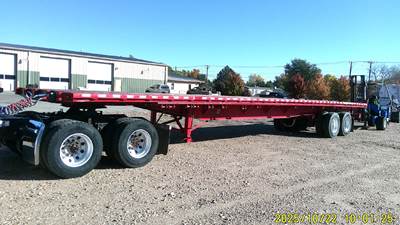 1998 Wabash 48' x 102" with forklift attachment Flatbed Trailer