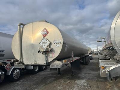 Heil Tri Axle Aluminum Crude Oil Tank Trailer - Spring, Fixed Axle