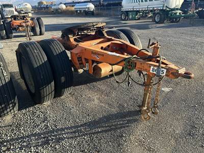 Alloy Single Axle Steel Dolly Trailer - Spring, Fixed Axle