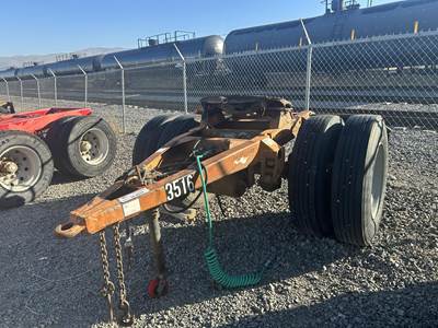 Alloy Single Axle Steel Dolly Trailer - Spring, Fixed Axle