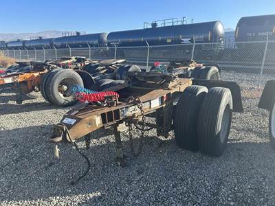 Fruehauf Single Axle Steel Dolly Trailer - Spring, Fixed Axle