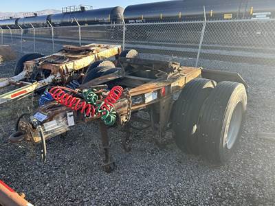 Fruehauf Single Axle Steel Dolly Trailer - Spring, Fixed Axle